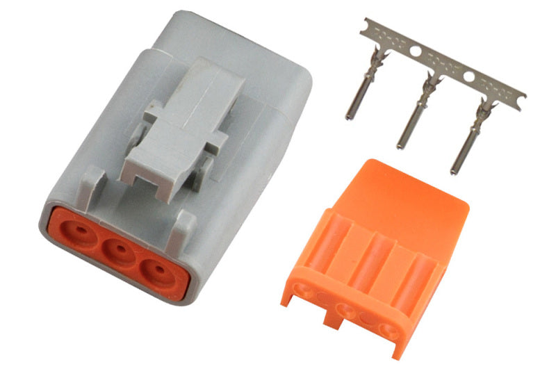 Haltech Male Deutsch DTM-3 Connector 7.5 Amp Plug &amp; Pins