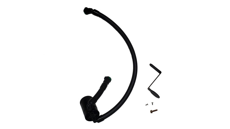 J&amp;L 24+ Ford Mustang 5.0L (w/ Whipple Supercharger) Oil Separator - 3.0 CCV Side Black Anodized