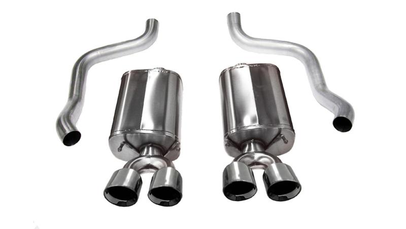 Corsa 1997-2004 Chevrolet Corvette C5 Z06 5.7L V8 Polished Xtreme Axle-Back Exhaust