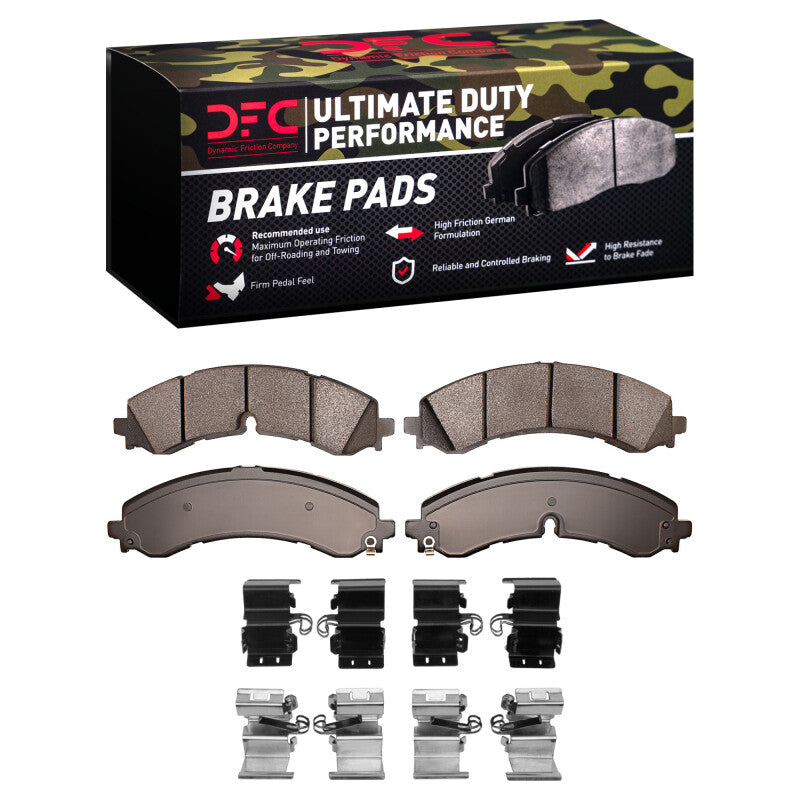DFC 20-25 Chevrolet Silverado 2500 HD Front/Rear Ultimate Duty Perf Pads &amp; Hardware Kit