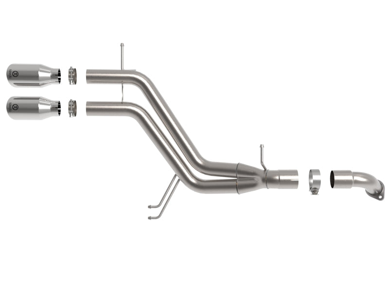 aFe Takeda 13-17 Hyundai Veloster L4-1.6L 2-1/2in 304 SS Axle-Back Exhaust w/ Polished Tips