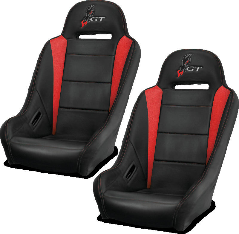 DragonFire Racing Highback Gt Seat Pr Blk/Red