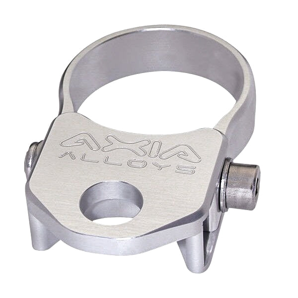Vertical Whip Mount .5" Silver 1 Clamp Needed