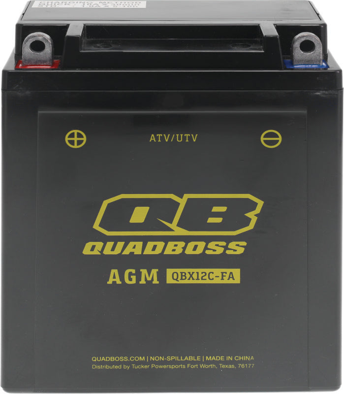 QuadBoss Maintenance-Free AGM Battery QBX12C-FA