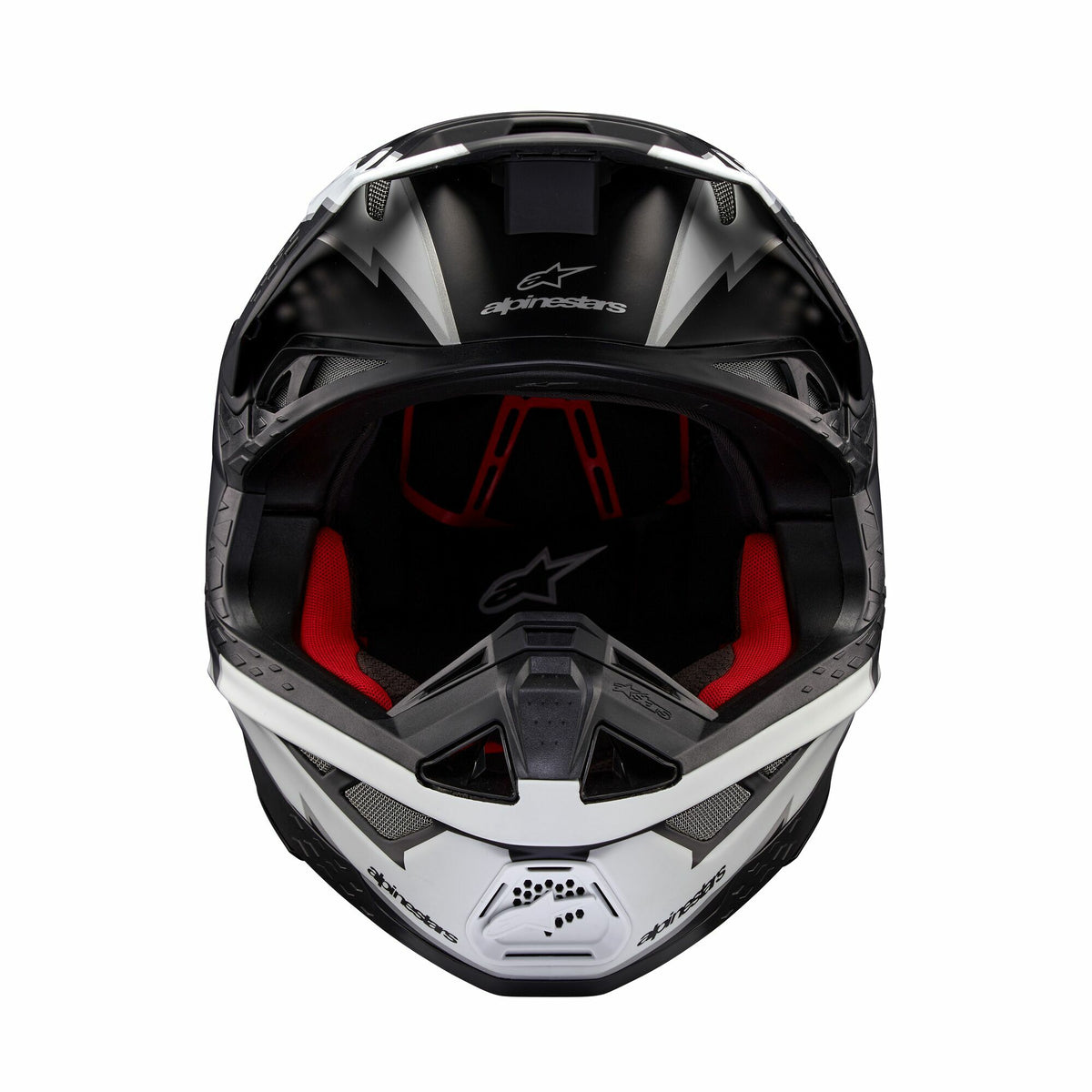 Supertech S M10 Ampress Helmet Black/White Matt 2x