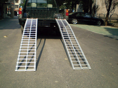 ARCHED RAMP, ALUMINUM 88&quot; X 12&quot; 1000# SOLD PR