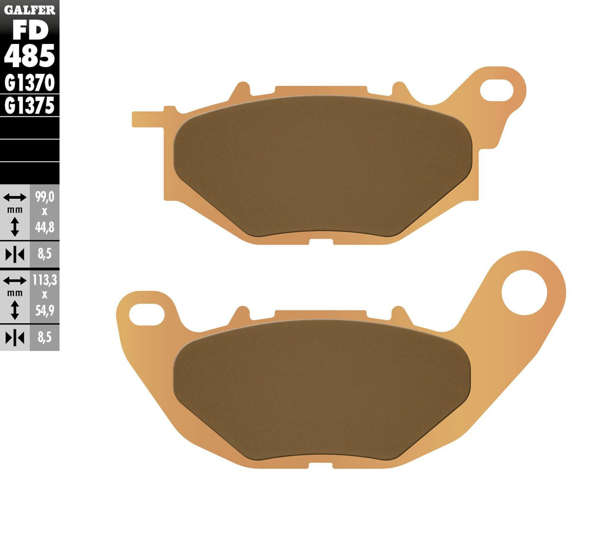 Brake Pads Sintered Fd485g1370