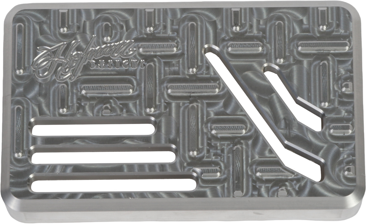 H/D Billet Brake Pedal Pad Raw Flt