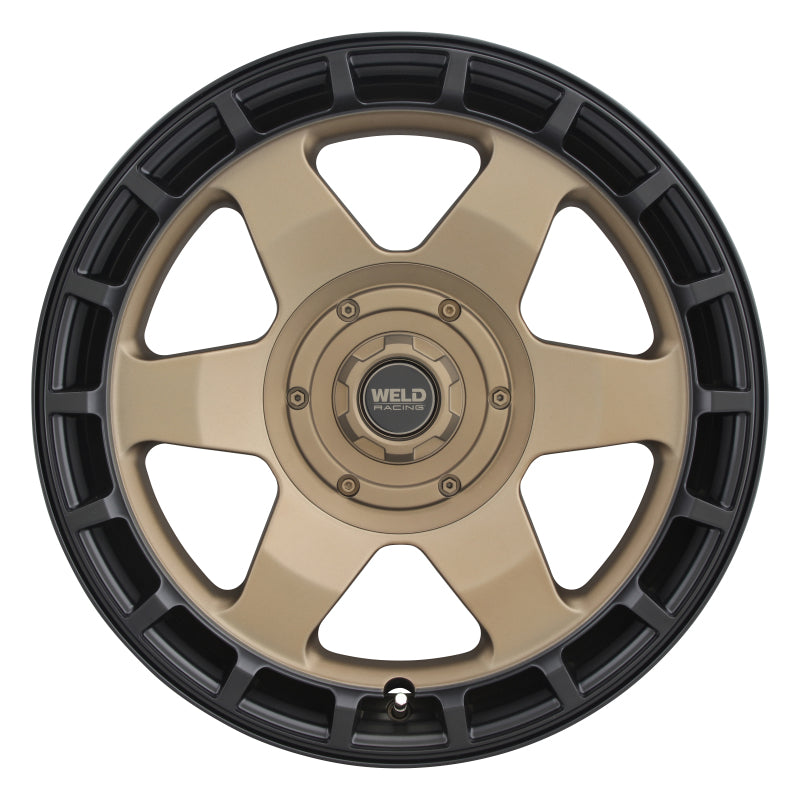 Weld Off-Road Ridge 20x9 - 8x170 BP - ET0 - 125.1mm CB - Satin Bronze Wheel (Black Ring)