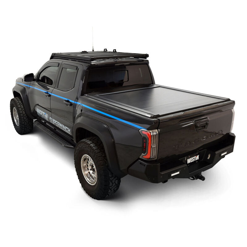 Westin 24-26 Toyota Tacoma 5ft Bed Manual Retractable Tonneau Cover - Black