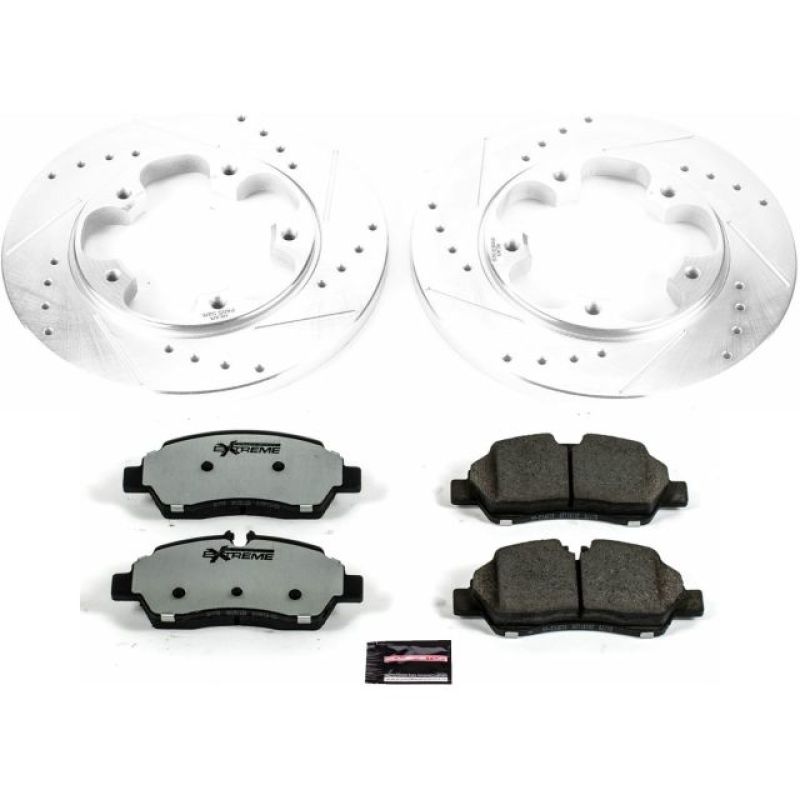 Power Stop 15-19 Ford Transit-150 Rear Z36 Truck &amp; Tow Brake Kit