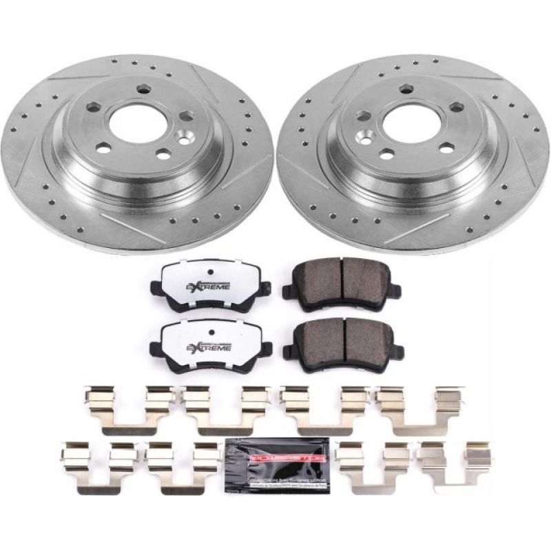 Power Stop 11-18 Volvo S60 Rear Z36 Truck &amp; Tow Brake Kit