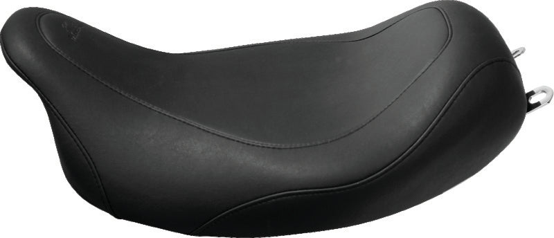 Mustang 08-21 Harley Electra Glide,Rd Glide,Rd King,Str Glide Wide Tripper Solo Seat - Black
