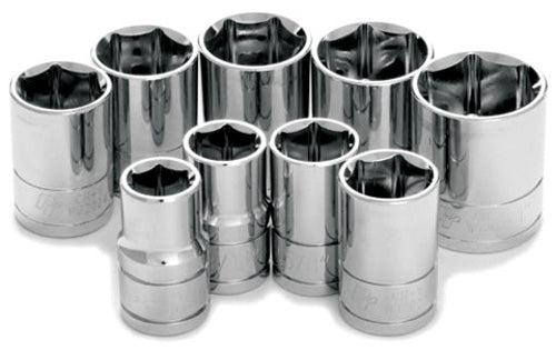 9PC 1/2" DR SAE SOCKET SET