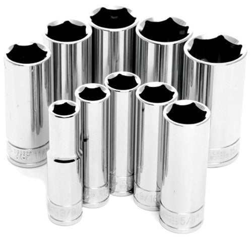 10PC 3/8" DR SAE DW SOCKET SET