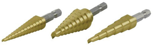 3PC STEP DRILL SET
