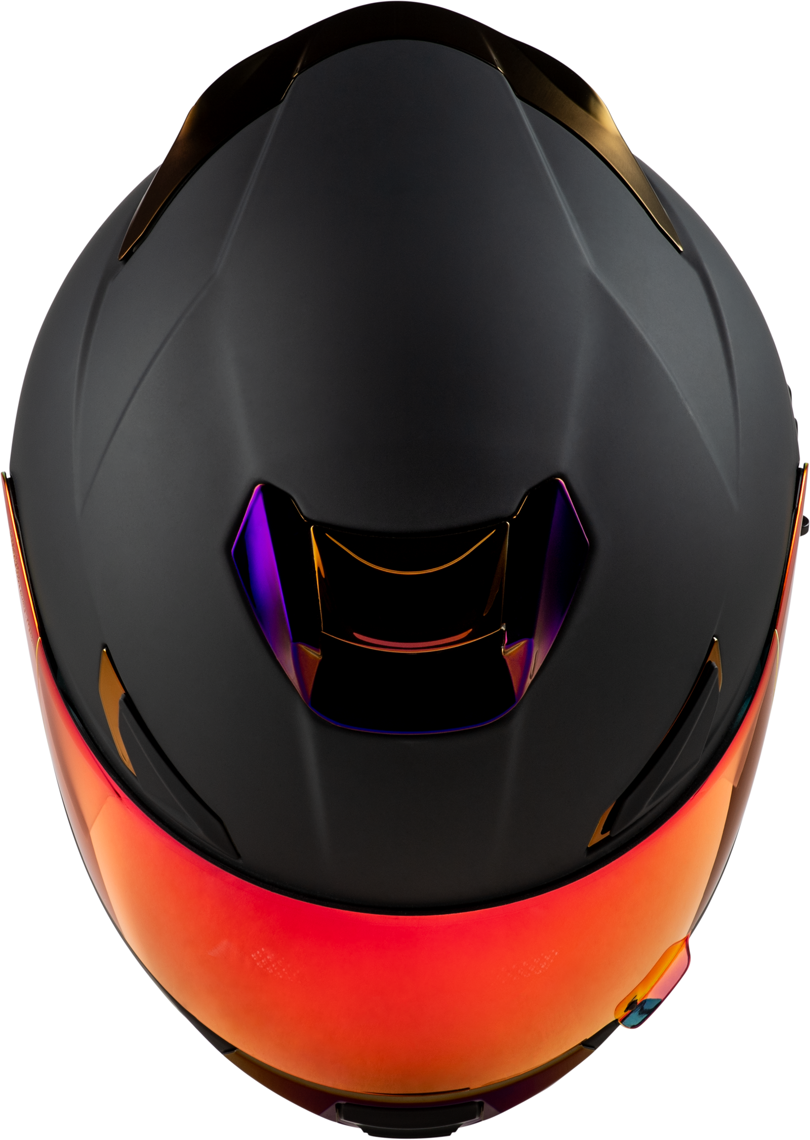 Sentinel Recon Helmet Matte Black/Purple Chrome Lg