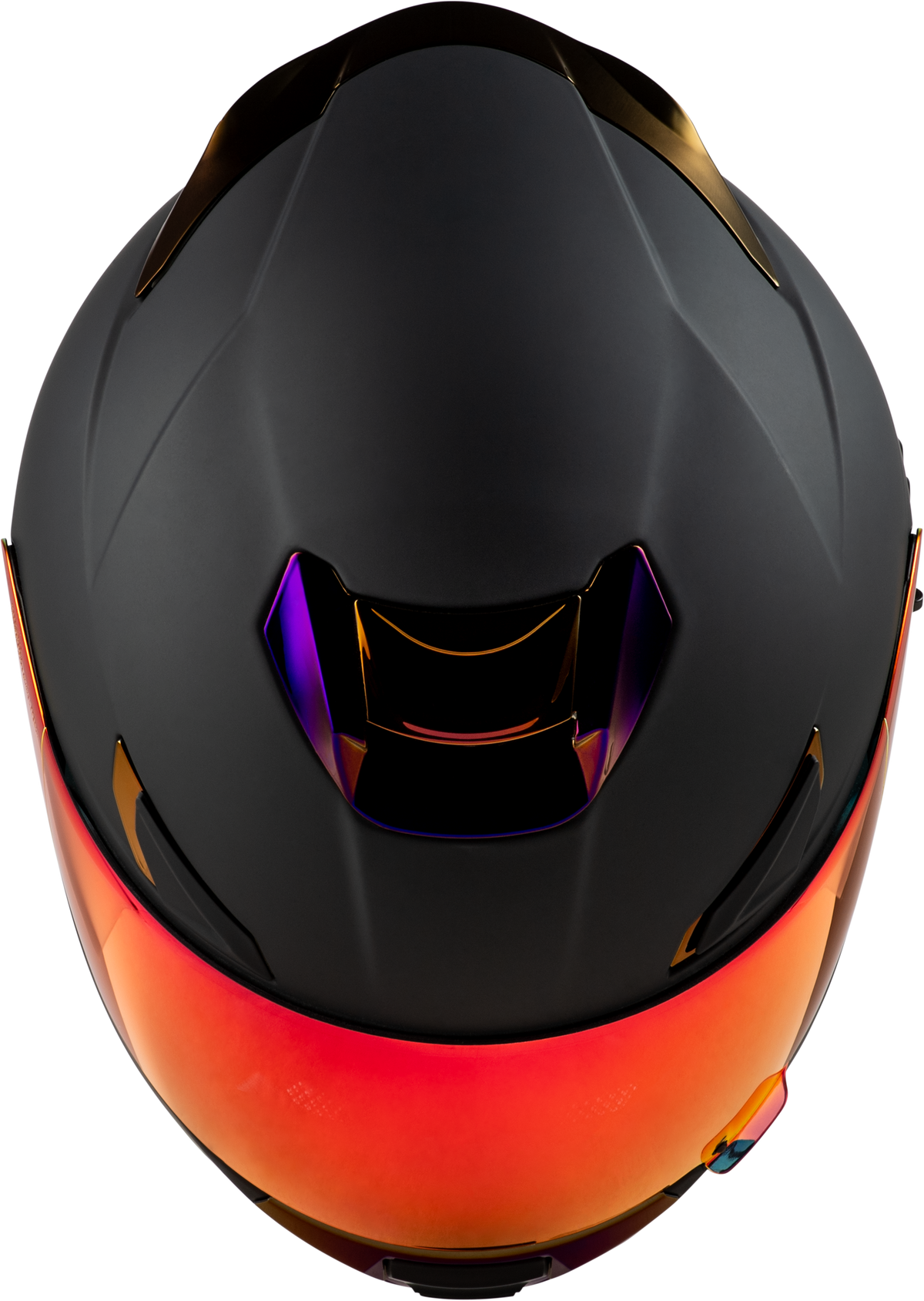 Sentinel Recon Helmet Matte Black/Purple Chrome Sm