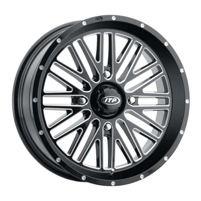 ITP MOMENTUM WHEEL BLK/MCH, 18x6.5, 4/156, 4+2.5 (+10mm)