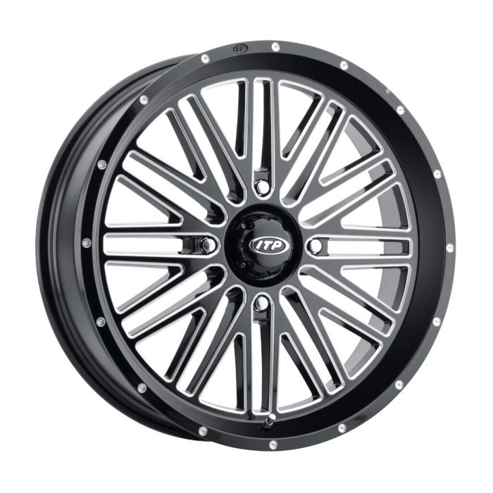 ITP MOMENTUM WHEEL BLK/MCH, 20x6.6, 4/156, 4+2.5 (+10mm)