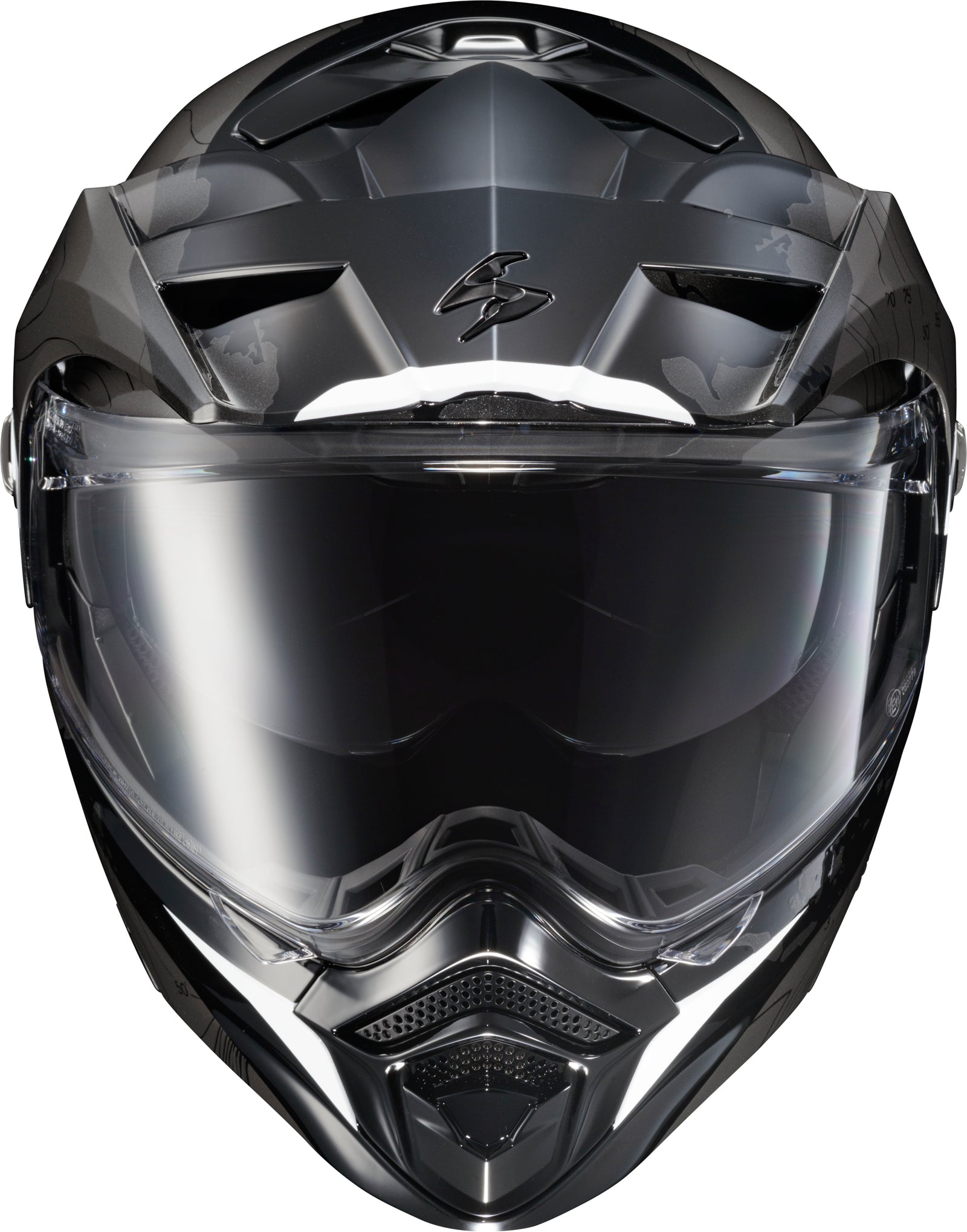 Exo At960 Modular Helmet Topographic Black/White 2x