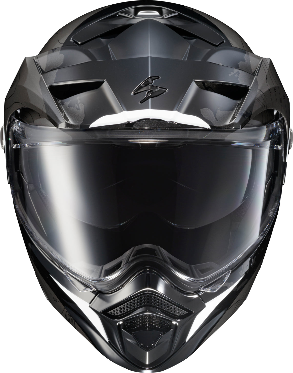 Exo At960 Modular Helmet Topographic Black/White 3x