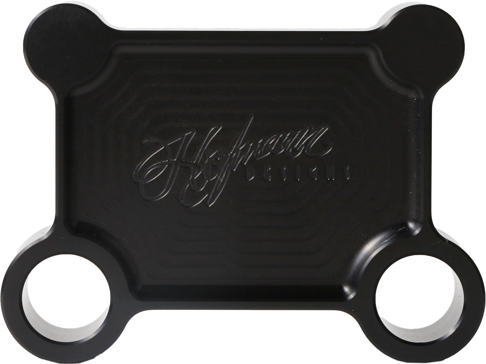 H/D Billet Pull Back Plate Black Batwing