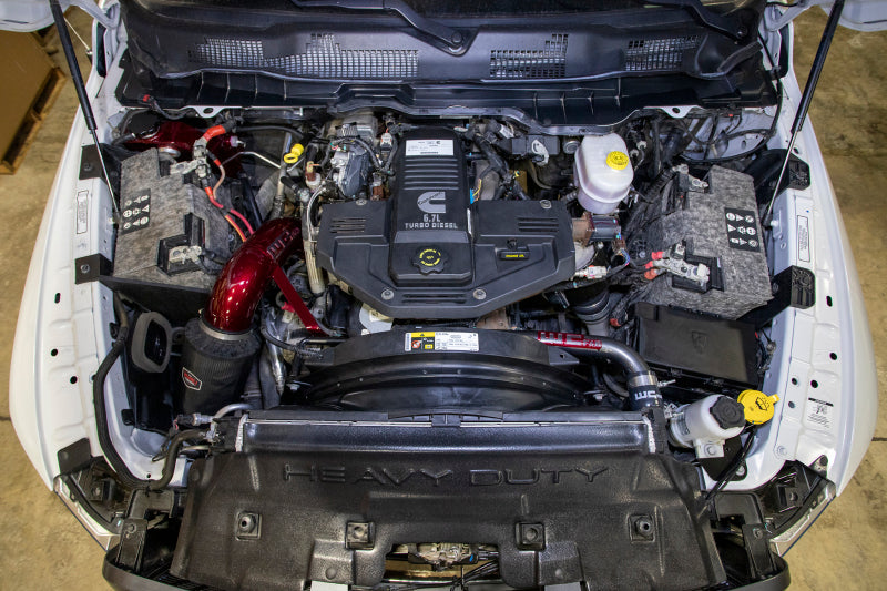 Wehrli 10-18 Dodge 6.7L Cummins (Non 13-15 w/Dual Rads/Twin CP3) Upper Coolant Pipe - WCFab Red