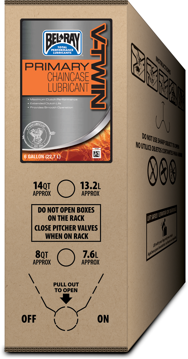 Primary V Twin Chaincase Lube 6gal Bib