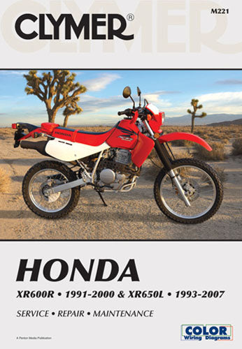 CLYMER MANUAL HONDA XR600R 91&#39;-00&#39; XR650L 93&#39;-07&#39;