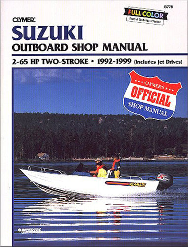 CLYMER MANUAL, SUZ 2-STROKE OB 2-65 HP 92-99