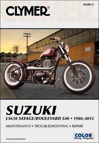 CLYMER MANUAL SUZUKI LS650 SAVAGE/BOULEVARD S40