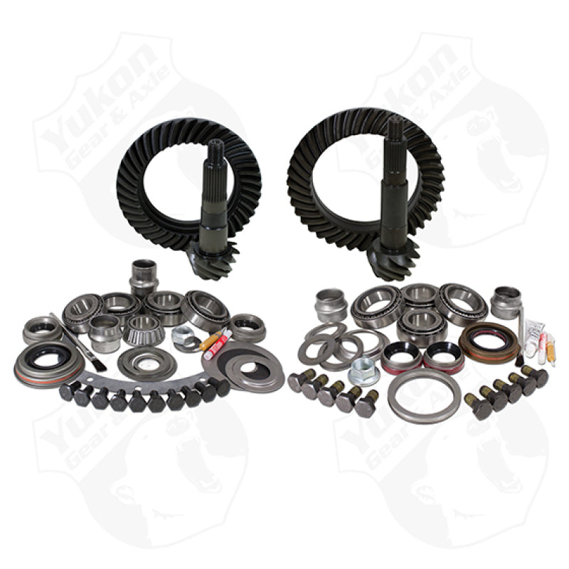 Yukon Gear &amp; Install Kit Package For Jeep XJ w/ Dana 30 Front/Model 35 Rear in a 4.88 Ratio