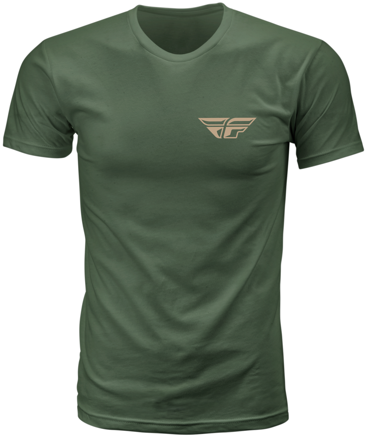 Fly Staple Tee Green Lg