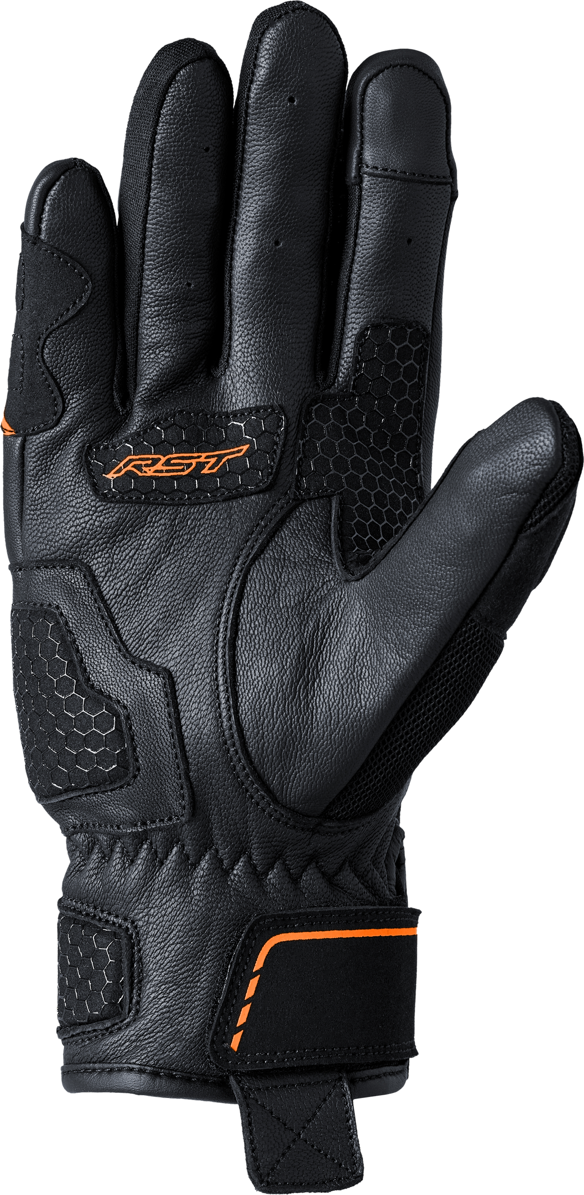 S1 Mesh Ce Glove Black/Neon Orange Lg