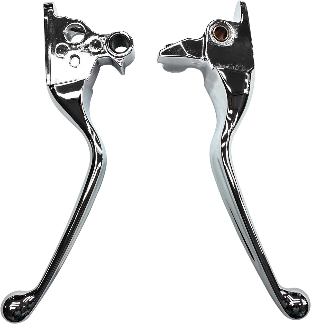 Smooth Lever Set Chrome Flt 08 13 W/Cable Clutch