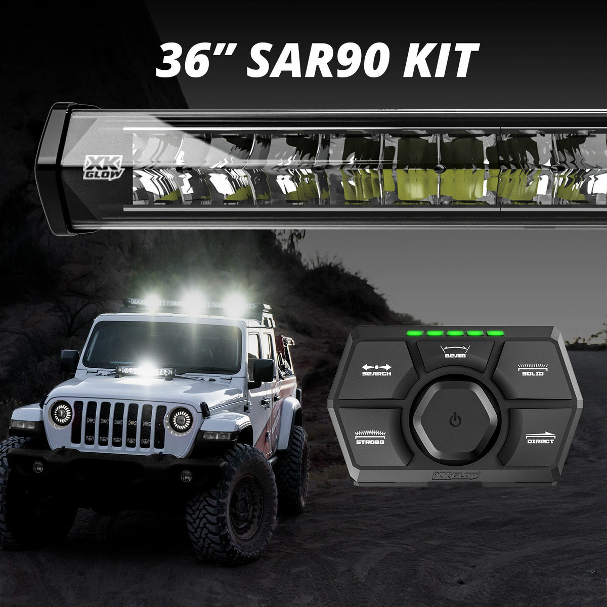 36  Sar90 Light Bar Emergency Sar Light Kit
