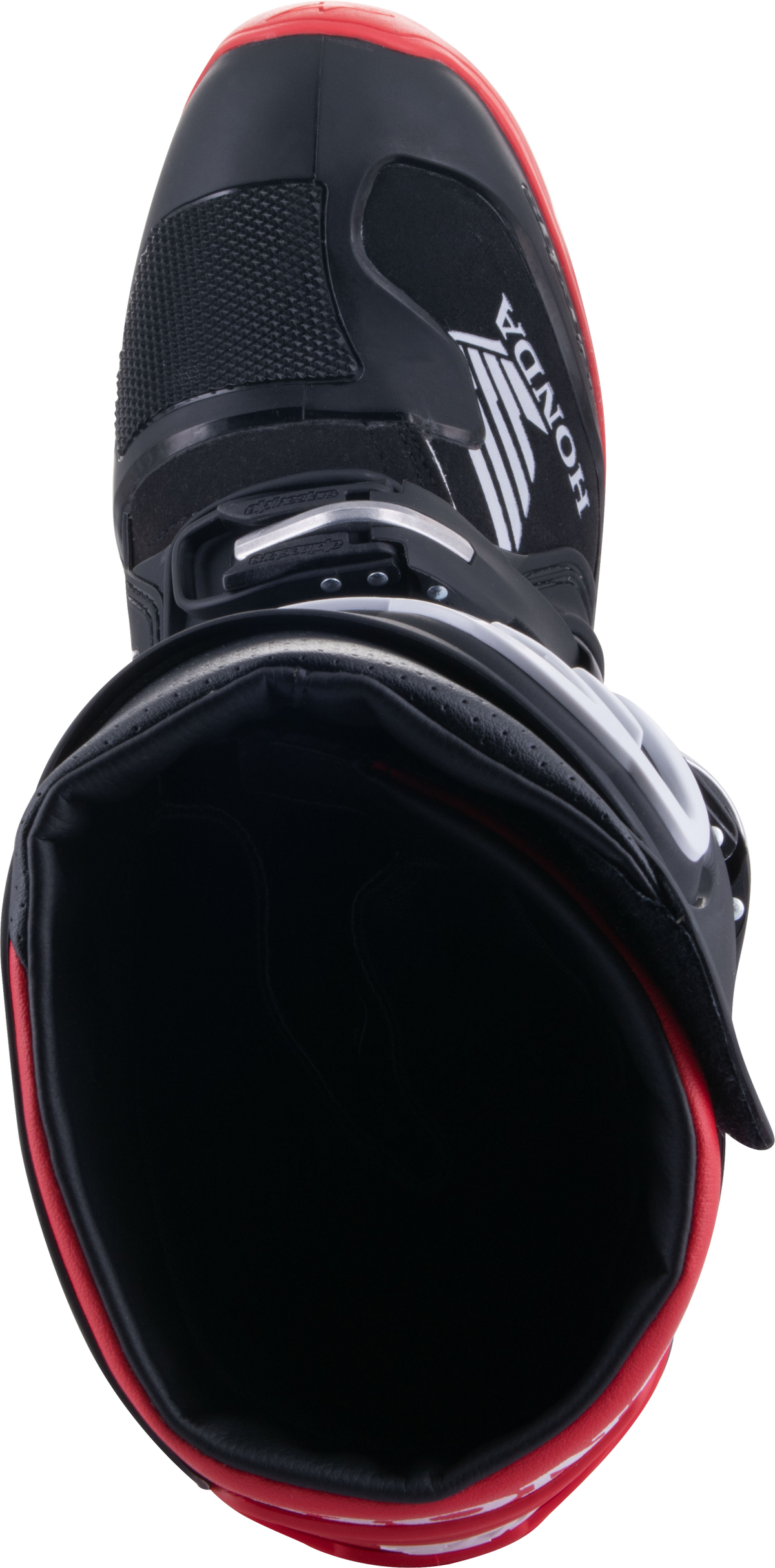 Honda Tech 7 Enduro Drystar Black/Bright Red Sz 16