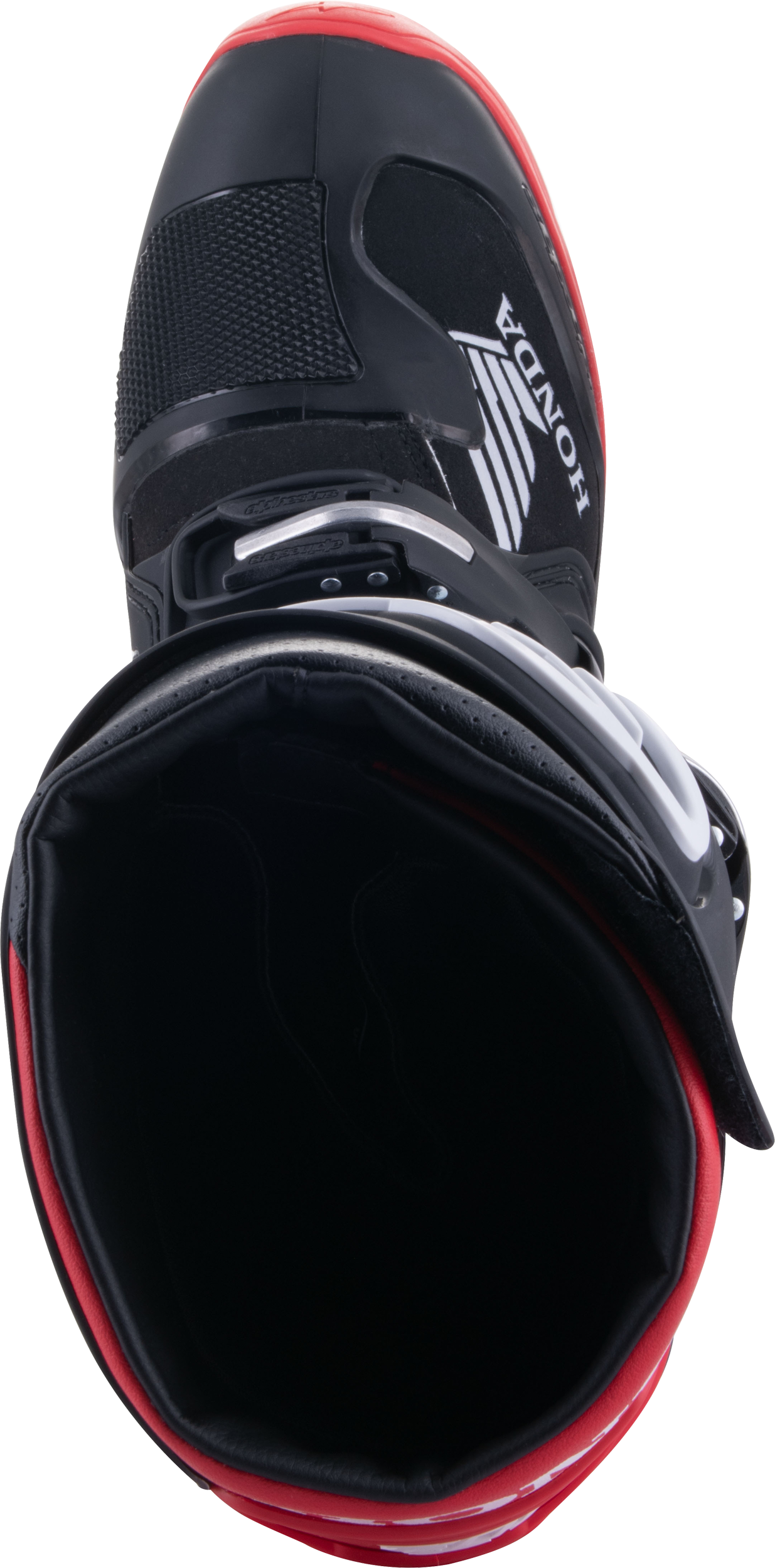 Honda Tech 7 Enduro Drystar Black/Bright Red Sz 13