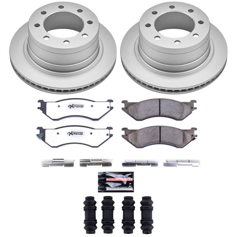 Power Stop 06-08 Dodge Ram 1500 Rear Z36 Coated Truck &amp; Tow Brake Kit