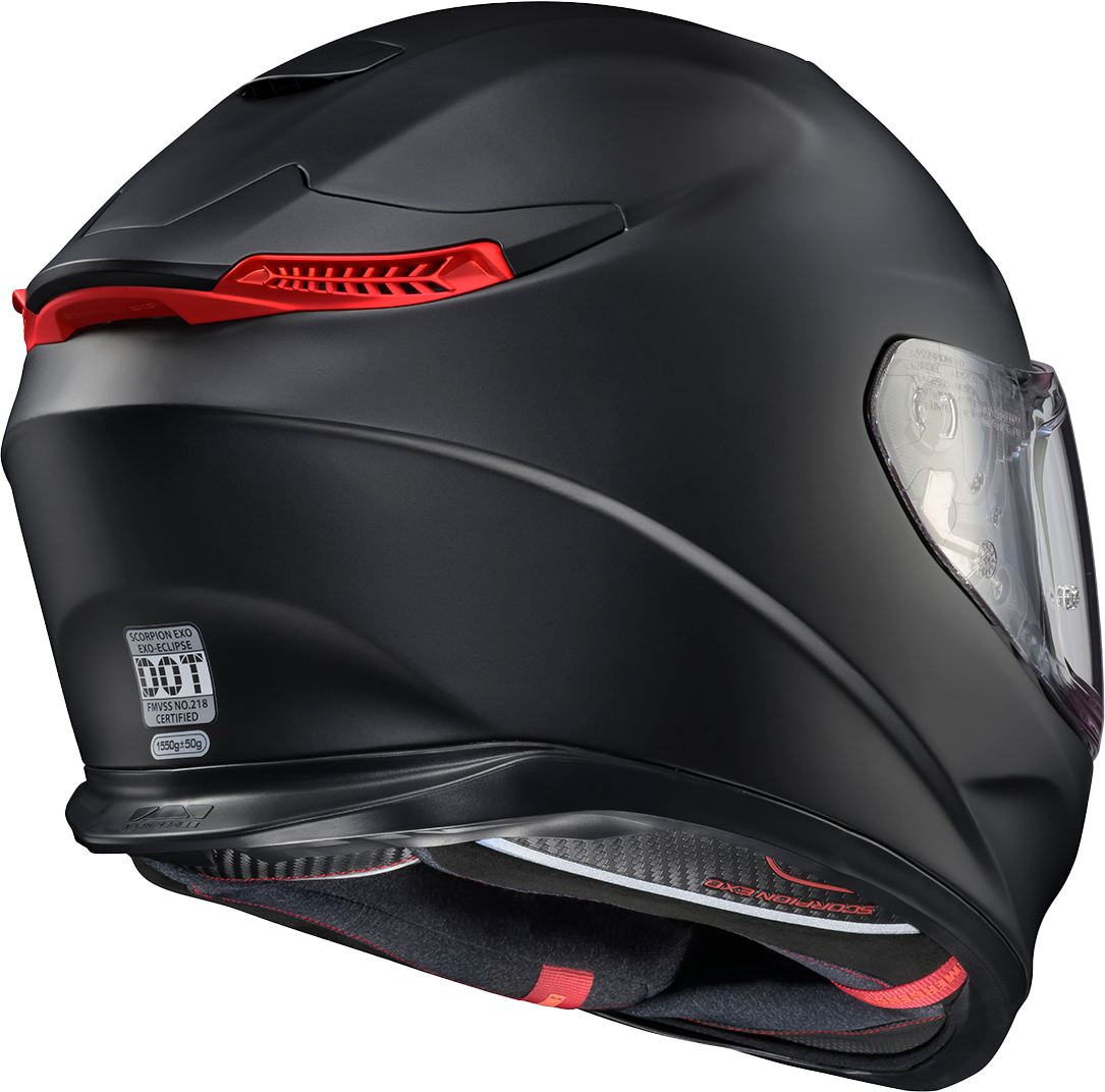 Exo Eclipse Full Face Helmet Matte Black 3x