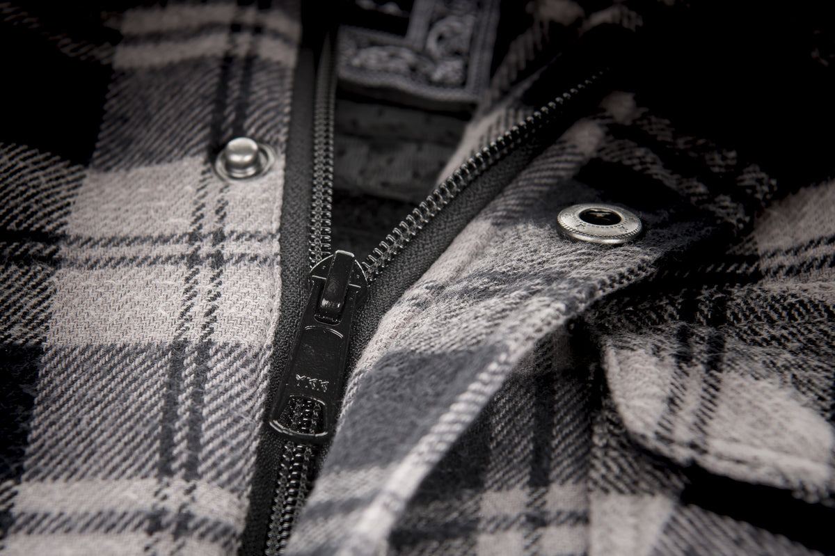Marksman Flannel Black/Grey 3x