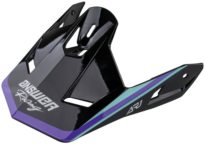 Answer AR1 Vivid Visor Purple/Seafoam - Youth