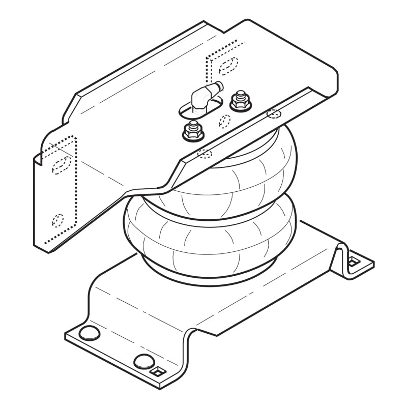 Firestone Ride-Rite Air Helper Spring Kit Rear GM &amp; F350/F450 Cab Chassis (W217602176)