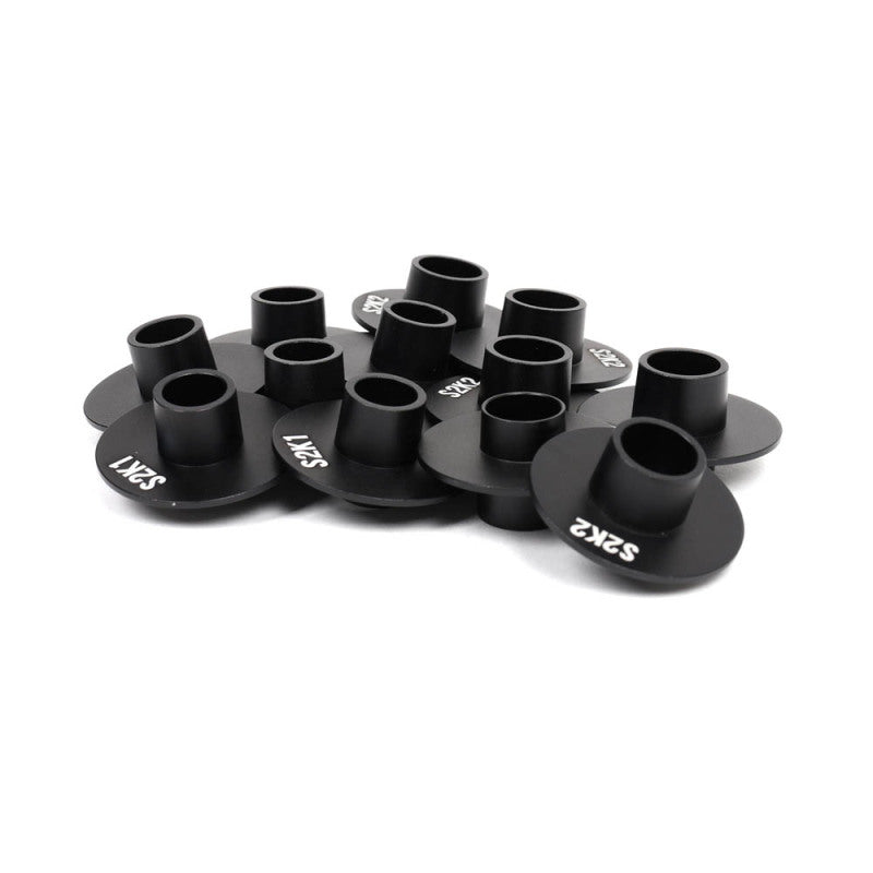 BLOX Racing Subframe Hard Collar Kit for All S2000 - Front and Rear total 12 Pieces (Gold)