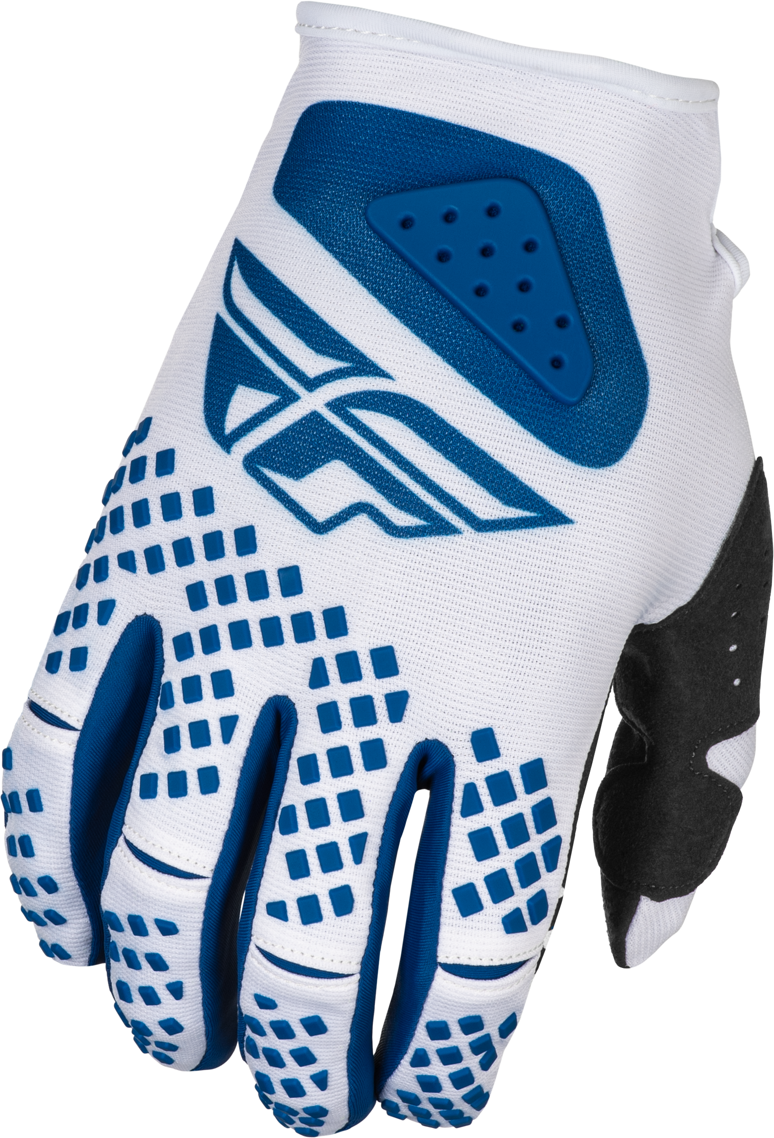 Youth Kinetic Center Gloves White/Navy Ys