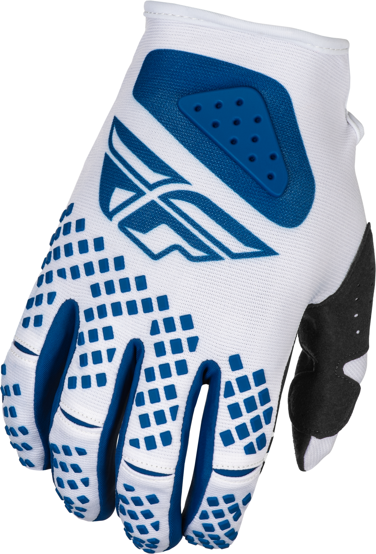 Youth Kinetic Center Gloves White/Navy Yl