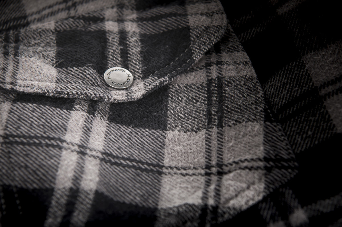Marksman Flannel Black/Grey Lg