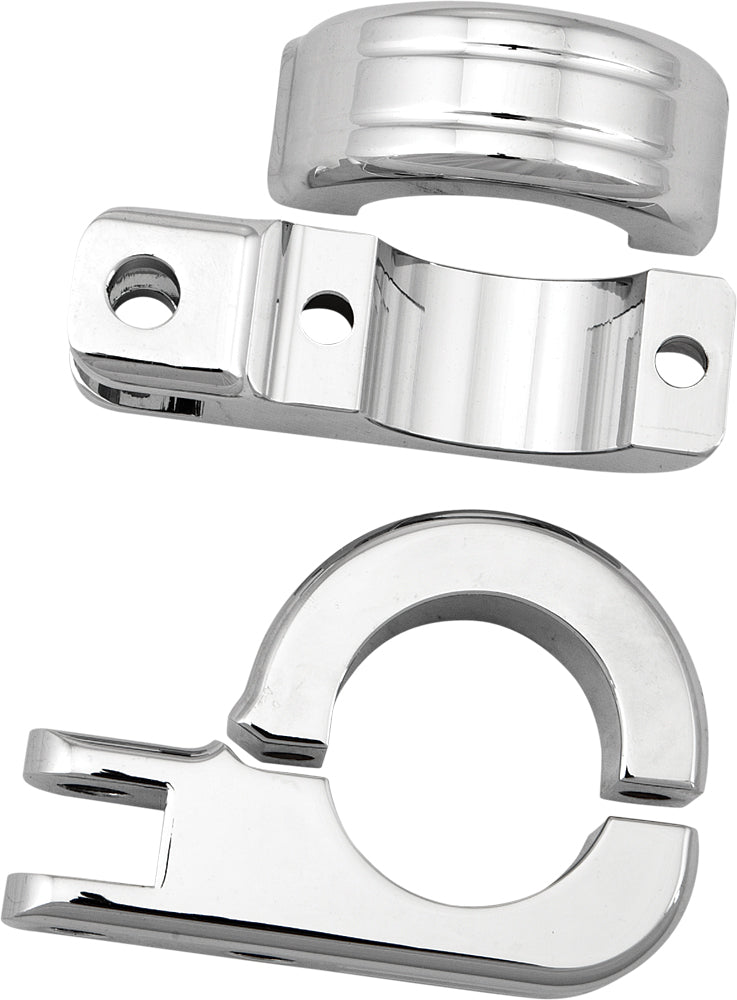 Footpeg Mount Clamps 1.5&quot; Bar Chrome