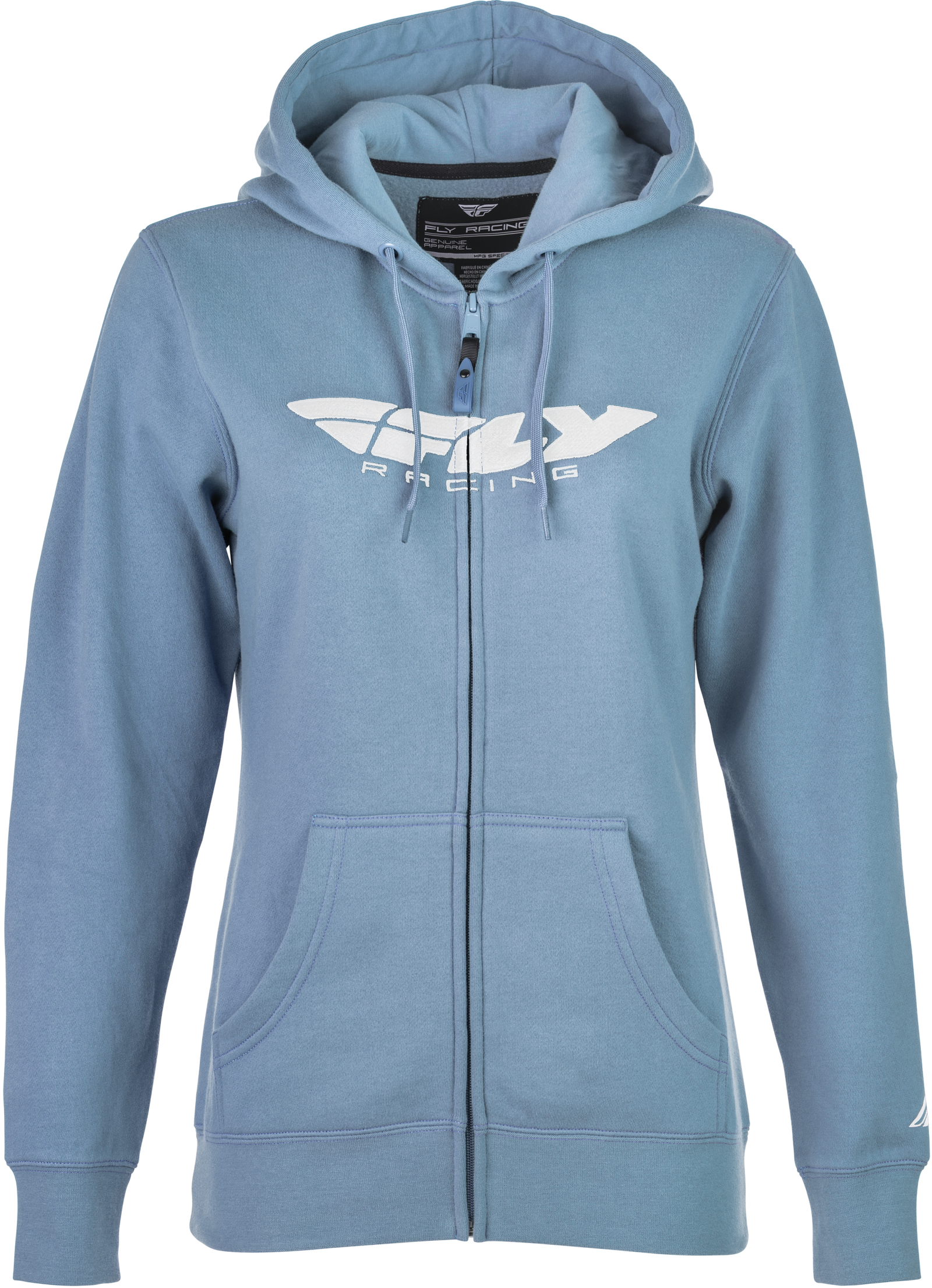 Women's Fly Corporate Zip Up Light Blue Sm
